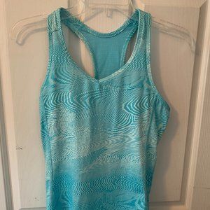 Nike- dri-fit teal sports tank